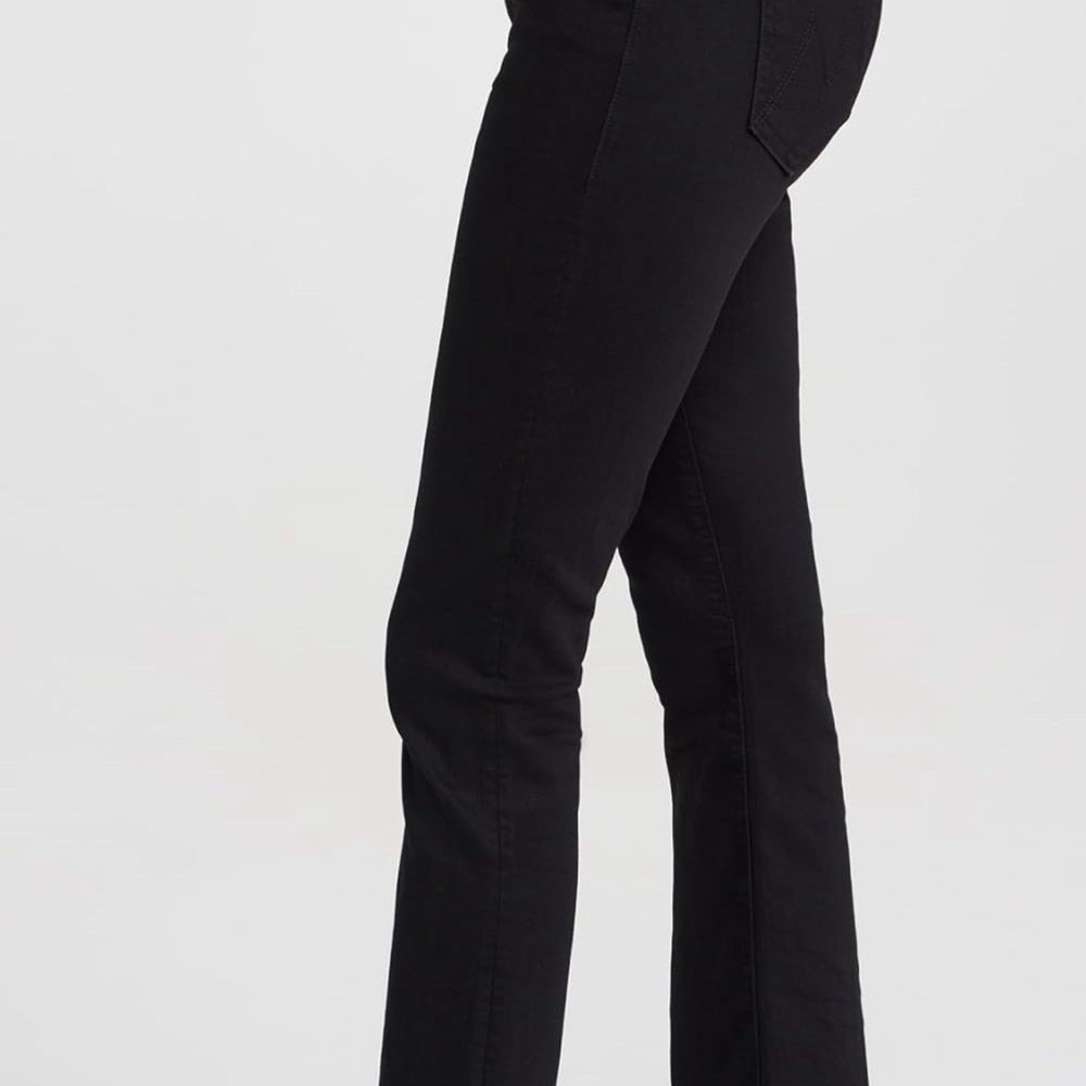 MOTHER The Hustler Fray Ankle - Black